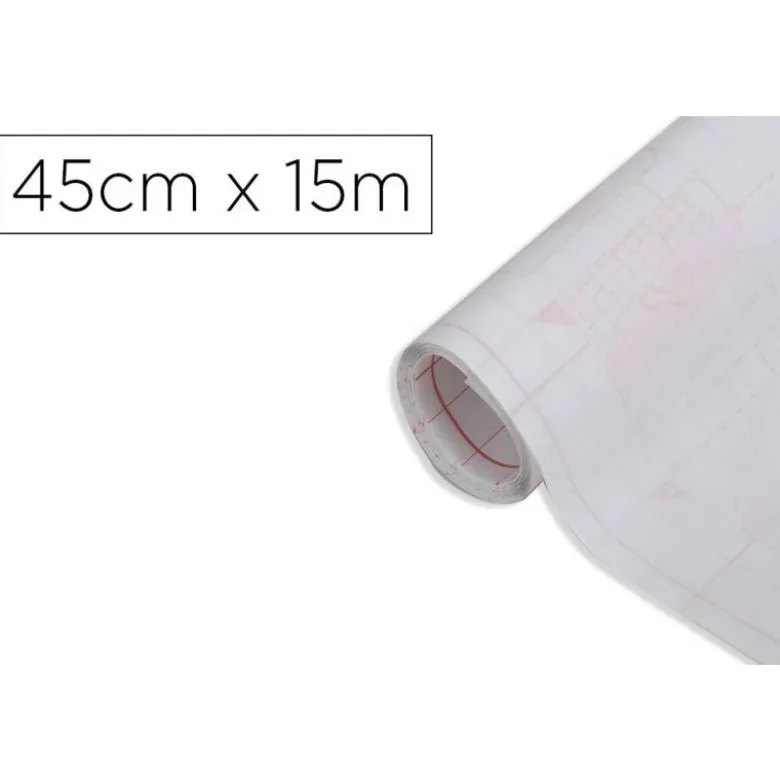 ROLLO ADHESIVO D-C-FIX TRANSPARENTE ANCHO 45 CM LARGO 15 MT