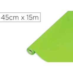 ROLLO ADHESIVO D-C-FIX VERDE MANZANA MATE ANCHO 45 CM LARGO 15 MT