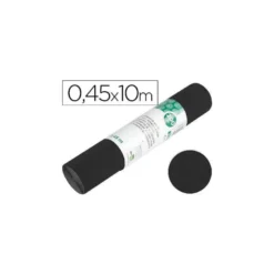 Rollo adhesivo marca Liderpapel Aironfix ante negro