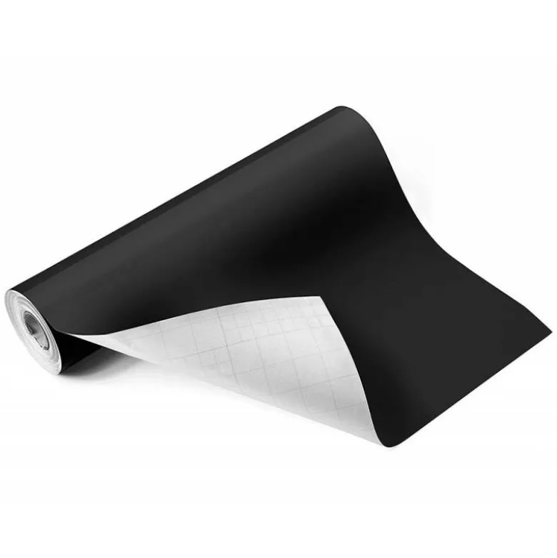 Rollo adhesivo marca Liderpapel Aironfix ante negro
