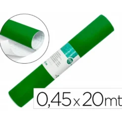 Rollo adhesivo marca Liderpapel Aironfix brillo verde