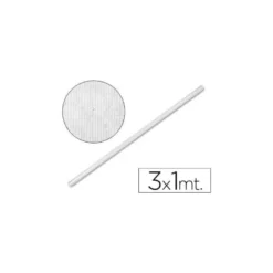 Rollo papel tipo kraft Liderpapel 65 g/m² 3 x 1 m blanco