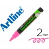 ROTULADOR ARTLINE PIZARRA EPD-4 ROSA FLUORESCENTE OPAQUE INK BOARD PUNTA REDONDA 2 MM