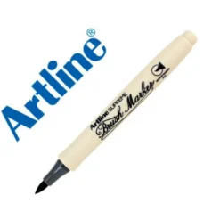 ROTULADOR ARTLINE SUPREME BRUSH EPFS PINTURA BASE DE AGUA PUNTA TIPO PINCEL TRAZO FINO GRIS