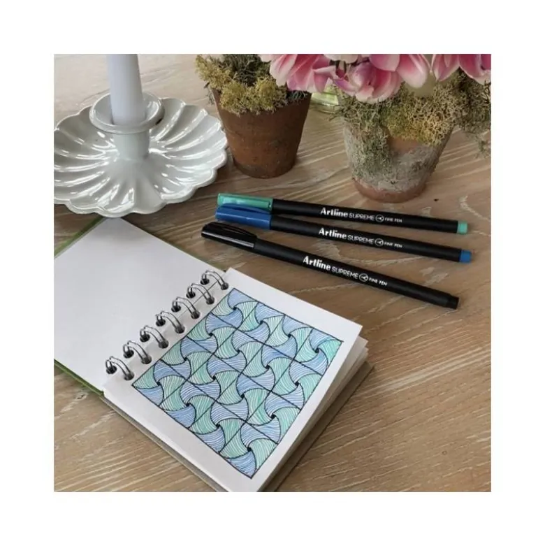 ROTULADOR ARTLINE SUPREME EPFS200 FINE LINER PUNTA DE FIBRA VERDE OSCURO 0,4 MM