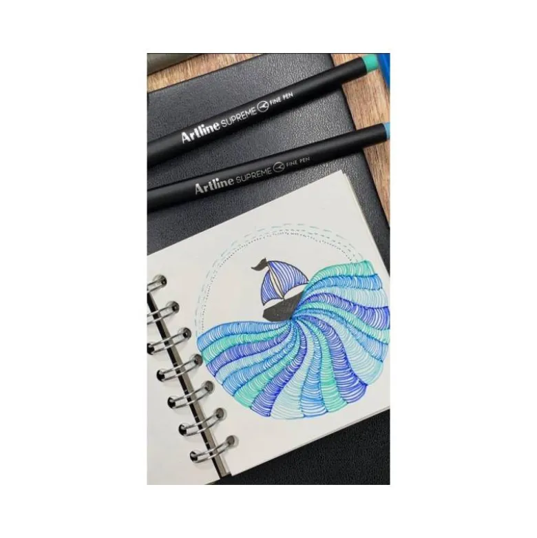 ROTULADOR ARTLINE SUPREME EPFS200 FINE LINER PUNTA DE FIBRA VERDE 0,4 MM