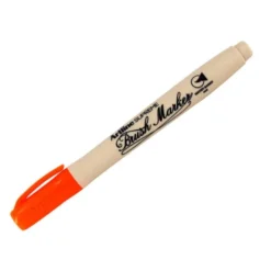 Rotulador artline supreme brush epfs pintura base de agua punta tipo pincel trazo fino naranja oscuro