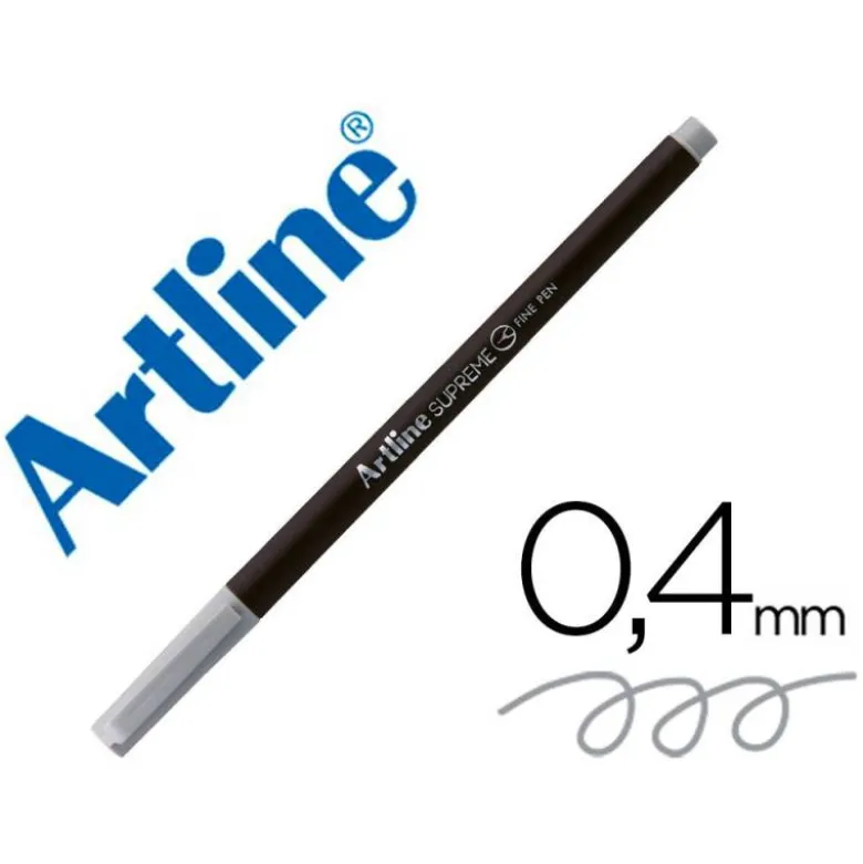 ROTULADOR ARTLINE SUPREME EPFS200 FINE LINER PUNTA DE FIBRA GRIS CLARO 0,4 MM