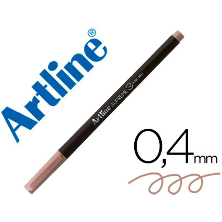 ROTULADOR ARTLINE SUPREME EPFS200 FINE LINER PUNTA DE FIBRA MARRON CLARO 0,4 MM