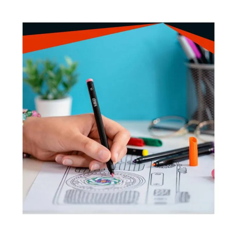 ROTULADOR BIC COLOR UP ESTUCHE DE 12 COLORES SURTIDOS