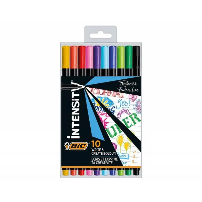 ROTULADOR BIC INTENSITY FINE PUNTA DE FIBRA 0,4 MM COLORES SURTIDOS