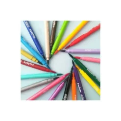 ROTULADOR CARIOCA SUPER BRUSH CAJA DE 10 UNIDADES COLORES SURTIDOS