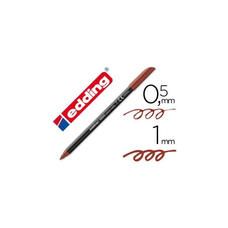 Rotulador Edding 1200 marron nº7