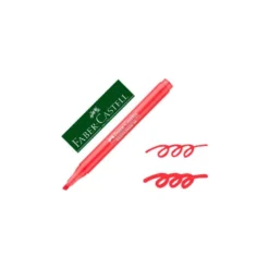 Rotulador Faber Castell fluorescente Textliner 38 rojo