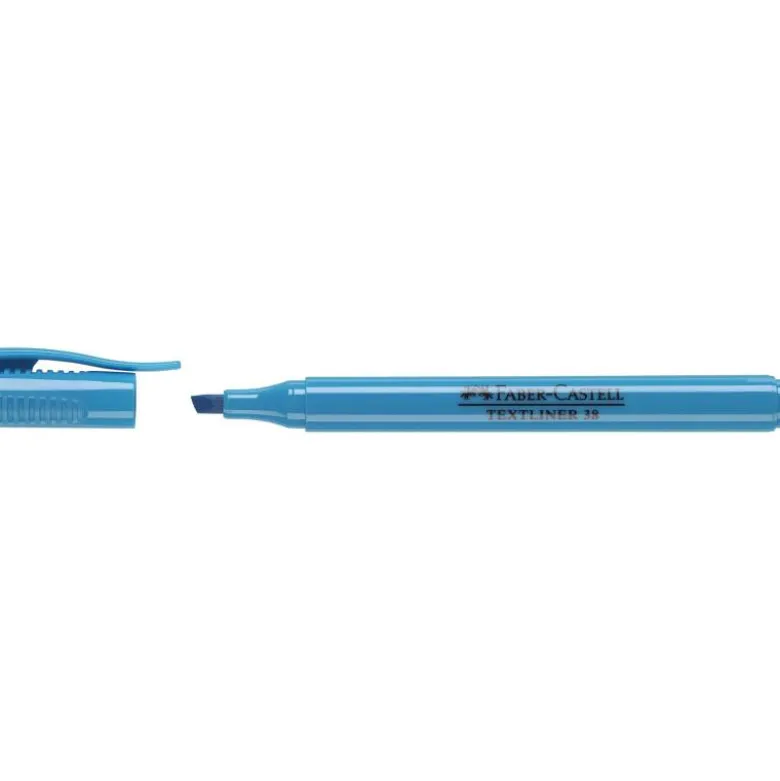 Rotulador Faber Castell fluorescente Textliner 38 azul