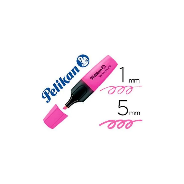 Rotulador fluorescente Pelikan Rosa trazo 1/5mm