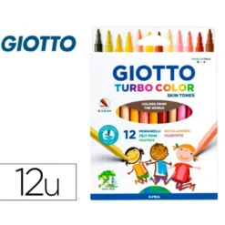 ROTULADOR GIOTTO SKIN TONES 2,8 MM COLORES SURTIDOS