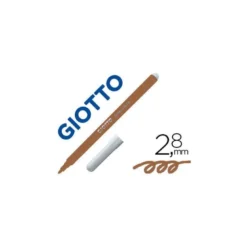 Rotulador Giotto Turbo Punta Media Lavable Color Marron