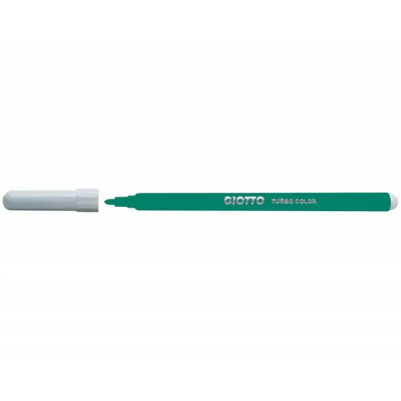 Rotulador Giotto Turbo Punta Media Lavable Color Verde Oscuro