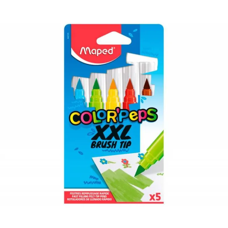 ROTULADOR MAPED PUNTA GRUESA COLORES SURTIDOS