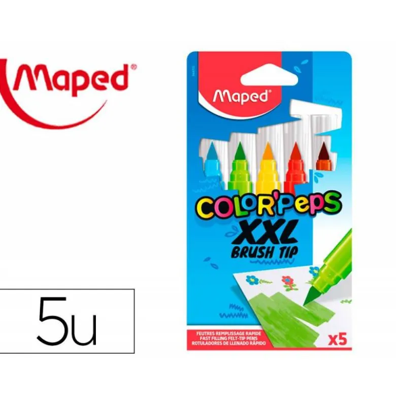 ROTULADOR MAPED PUNTA GRUESA COLORES SURTIDOS