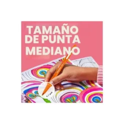 ROTULADOR PAPER MATE FLAIR PASTEL PUNTA DE FIBRA BLISTER DE 12 UNIDADES COLORES SURTIDOS