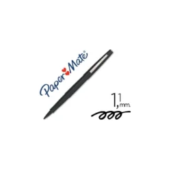 Rotulador paper mate flair original punta fibra negro