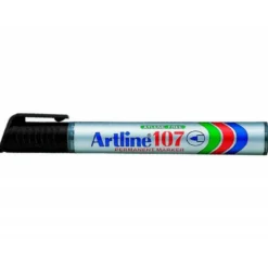 Rotulador Permanente Artline 107 color Negro Punta Redonda