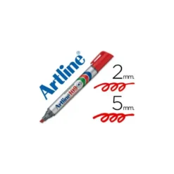 Rotulador Permanente Artline 109 color Rojo Punta Biselada