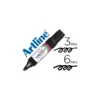 Rotulador permanente Artline Recargable EK-50 Color Negro