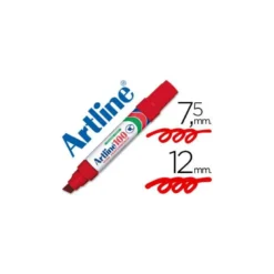 Rotulador permanente Artline EK-100 Recargable Color Rojo