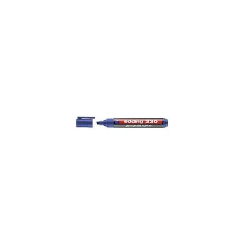 Rotulador Permanente Edding 330 Color Rojo Punta Biselada