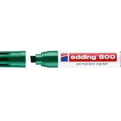 Rotulador Permanente Edding 800 Color Verde Punta Biselada