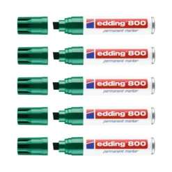 Rotulador Permanente Edding 800 Color Verde Punta Biselada