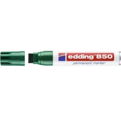 Rotulador Permanente Edding 850 Color Verde Punta Biselada