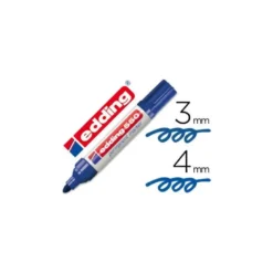 Rotulador Permanente Edding 550 Color Azul Punta redonda