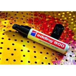 Rotulador Permanente Edding 800 Color Rojo Punta Biselada