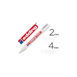 Rotulador Permanente Edding 750 color Blanco