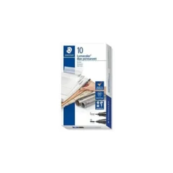 Rotulador Permanente Staedtler Lumocolor Dúo 348 Color Negro Doble Punta