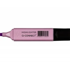 Rotulador Q-Connect Fluorescente Pastel Color Violeta
