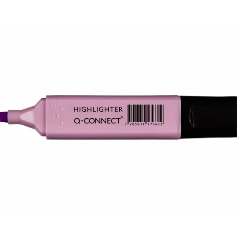 Rotulador Q-Connect Fluorescente Pastel Color Violeta