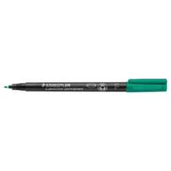 Rotulador Retroproyección Permanente Staedtler Lumocolor 318 Color Verde Punta Superfina Redonda
