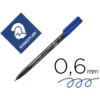 Rotulador Retroproyección Permanente Staedtler Lumocolor 318 Color Azul Punta Superfina Redonda