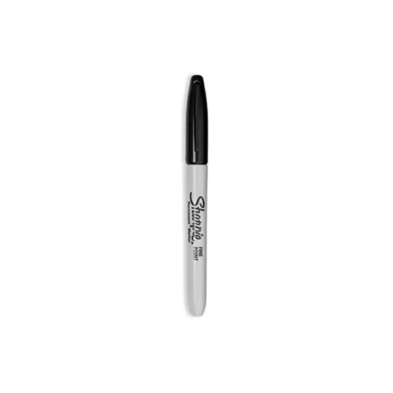 Rotulador Sharpie Permanente Color Negro Punta fina Caja 12 unidades