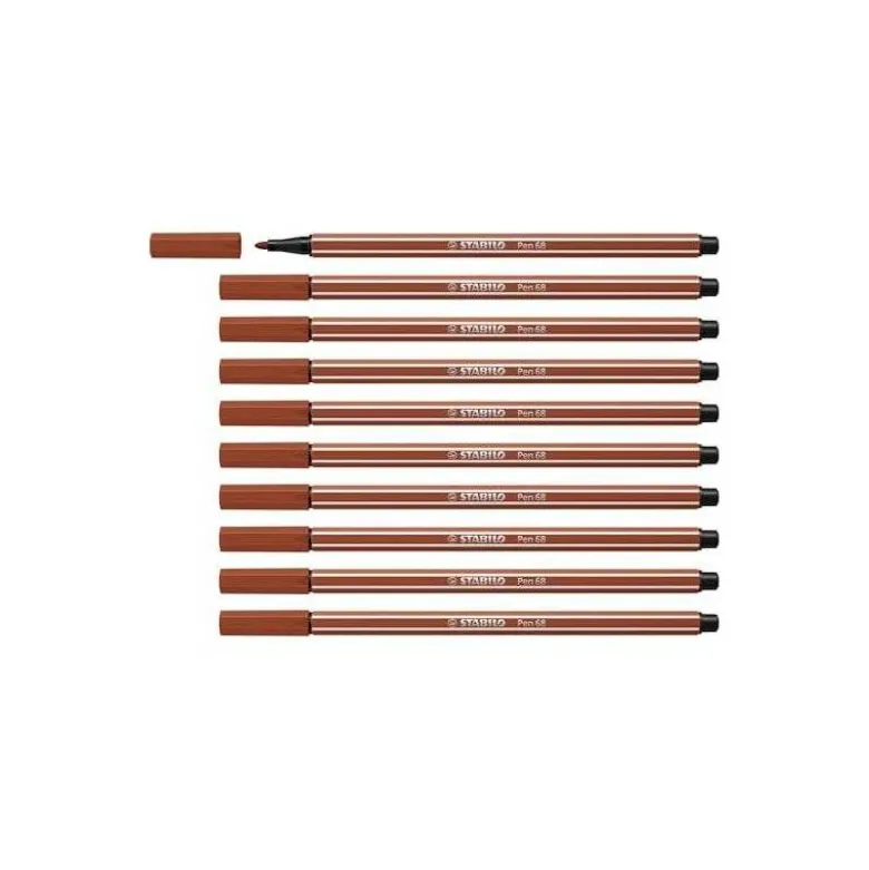 Rotulador Stabilo 68/38 1 mm Color Rojo Sanguina