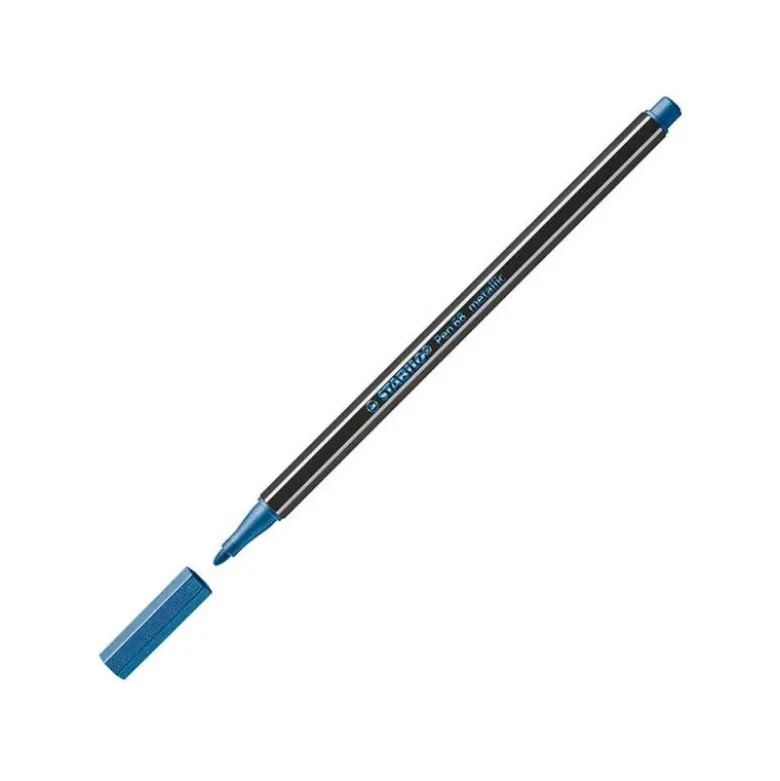 Rotulador Stabilo Acuarelable Pen 68 Color Azul Metalico