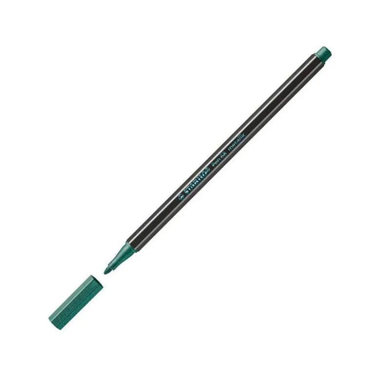 Rotulador Stabilo Acuarelable Pen 68 Color Verde Metalico