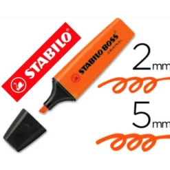 Rotulador Stabilo Boss 70 naranja fluorescente