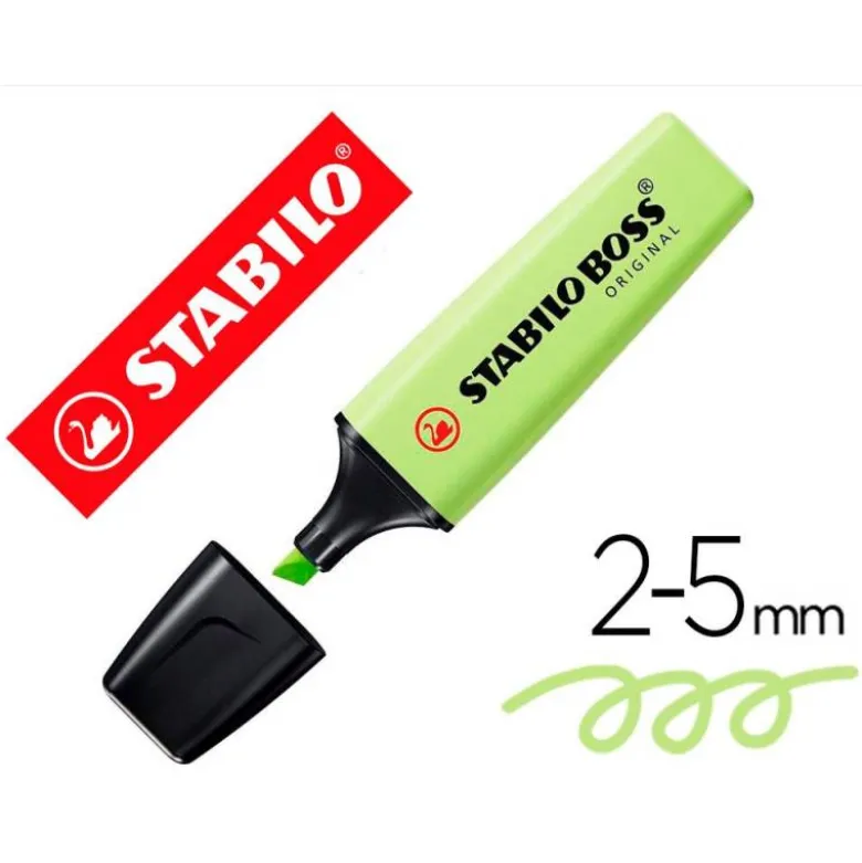 ROTULADOR STABILO BOSS FLUORESCENTE 70 PASTEL CHISPA DE LIMA