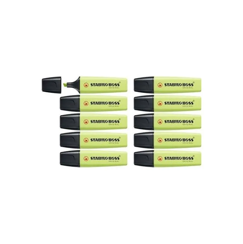 ROTULADOR STABILO BOSS FLUORESCENTE 70 PASTEL CHISPA DE LIMA
